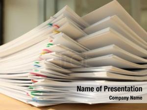 Paper Work PowerPoint Template