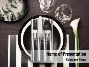 Table Setting Ideas PowerPoint Template