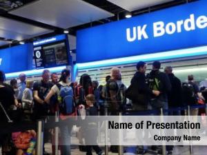 UK Air Travel PowerPoint Template
