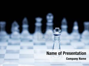 Glass Chess PowerPoint Template