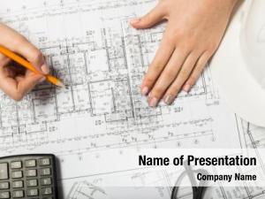 Architects Workplace PowerPoint Template