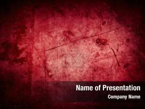 Red Grunge PowerPoint Template