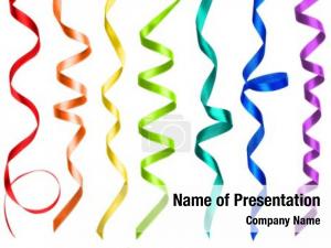 Colorful Ribbons PowerPoint Template