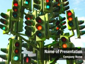 Warning Traffic PowerPoint Template