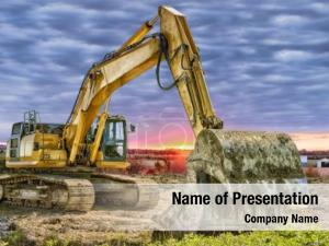 Power Shovel PowerPoint Template
