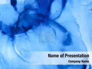Blue Splashes PowerPoint Template