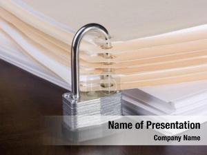 Secured Folder PowerPoint Template