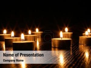 Burning Candles PowerPoint Template