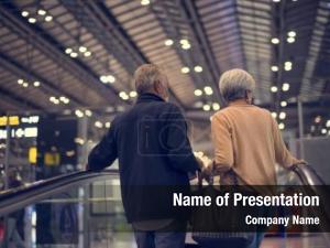 Couple On The Escalator