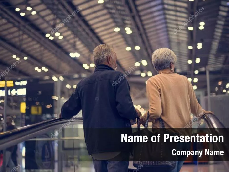 Couple On The Escalator
