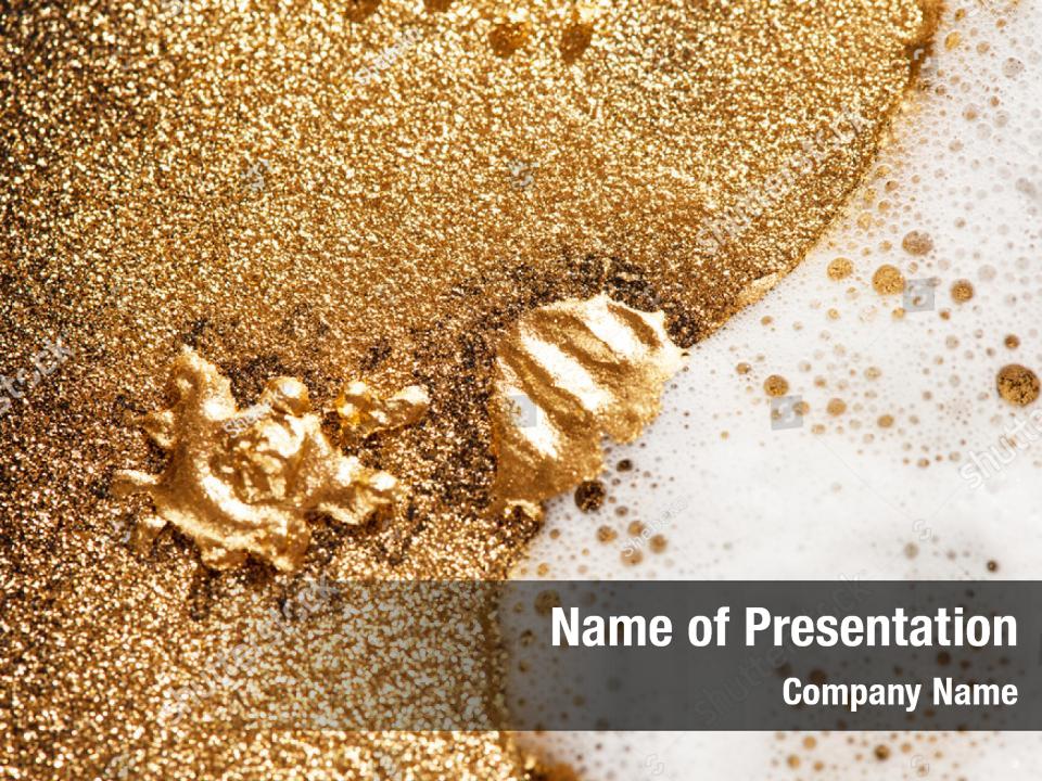 Gold PowerPoint Template Gold PowerPoint Background