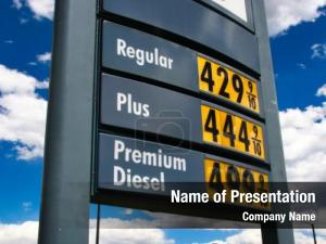 Petroleum Prices PowerPoint Template