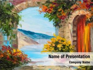Painting Summer PowerPoint Template