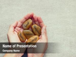 River woman holding stones words