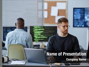 IT Office Space PowerPoint Template