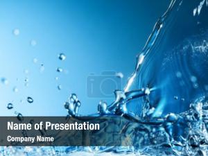 Water Splash PowerPoint Template