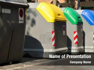 Refuse Bin PowerPoint Template
