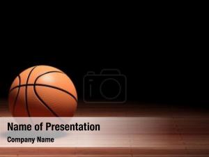 Basketball Ball PowerPoint Template