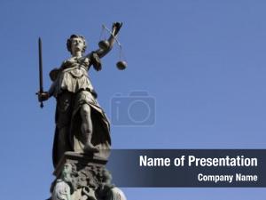 Lady Justice PowerPoint Template