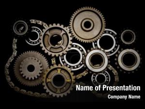 Working Gears PowerPoint Template
