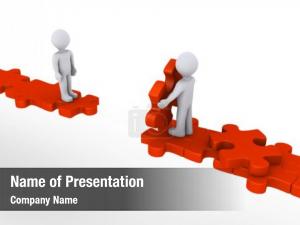 Gap in Puzzle PowerPoint Template