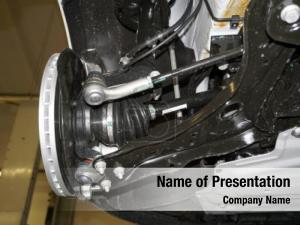 Front Suspension Design PowerPoint Template