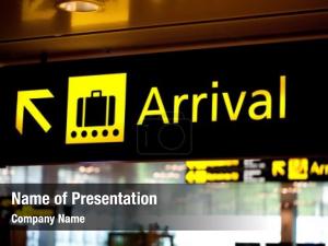 Airport Arrival PowerPoint Template