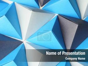 Blue Geometry Free PowerPoint Template