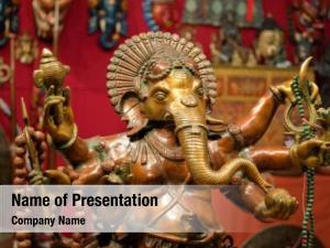 Representing characteristic statue major deities