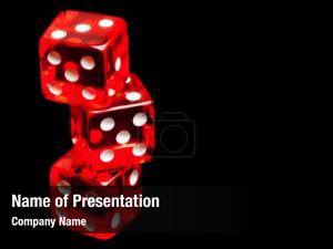 Red Dice PowerPoint Template