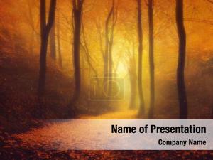 3D Autumn PowerPoint Template