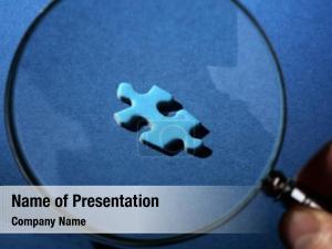 Missing Part Searching PowerPoint Template
