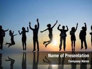 Movement Of People PowerPoint Template