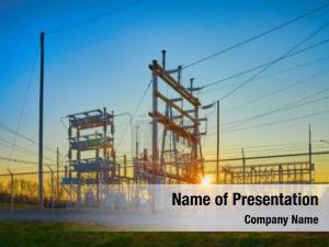 Transmission Facilities PowerPoint Template