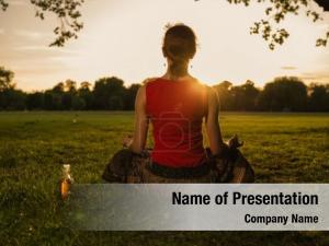 Countryside For Meditation PowerPoint Template