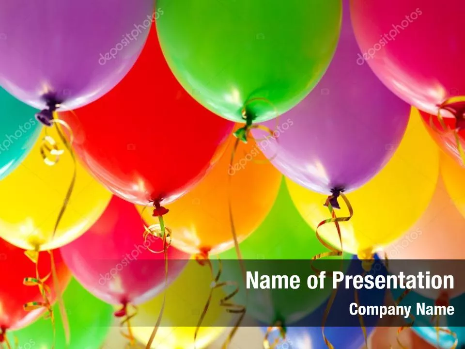 Colorful Birthday Party Balloons