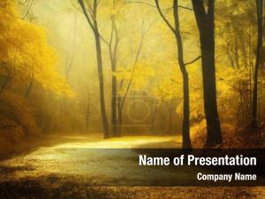 Red Flame Wave Abstract PowerPoint Template