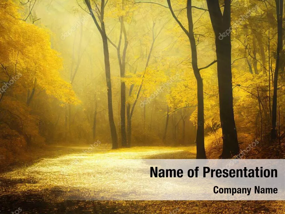 Yellow Trees Illustration