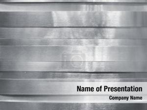 Metal Strips Abstract PowerPoint Template