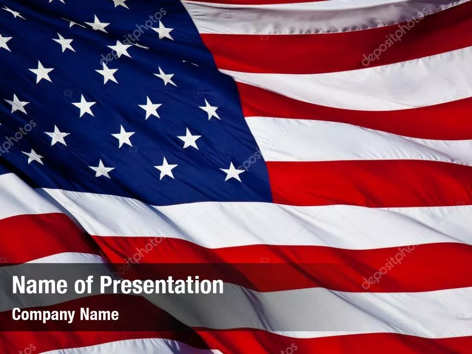 American Stars and Stripes Flag