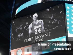 Basketball tribute passing player kobe