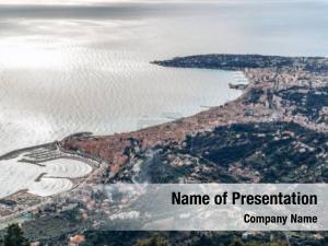Italian Coastal Town PowerPoint Template