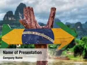 Brazil Sign PowerPoint Template