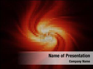 Abstract Fiery Theme PowerPoint Template
