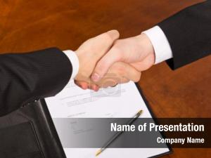 Signing Agreement PowerPoint Template