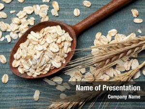 Spikes Of Cereal PowerPoint Template