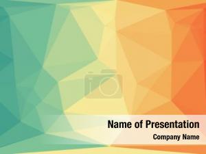 Polygonal Colorful Abstract PowerPoint Template