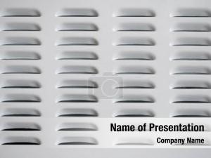 Metal Surface with Vents PowerPoint Template