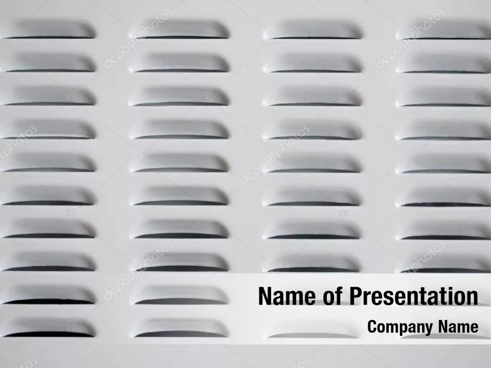 Metal Surface with Vents