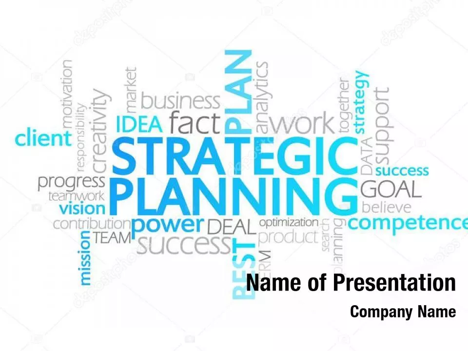 Strategic Planning and Management Word Cloud
